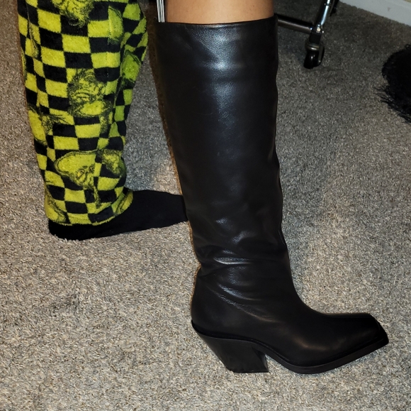 NWT ZARA X KAIA LEATHER BOOTS - Picture 5 of 8